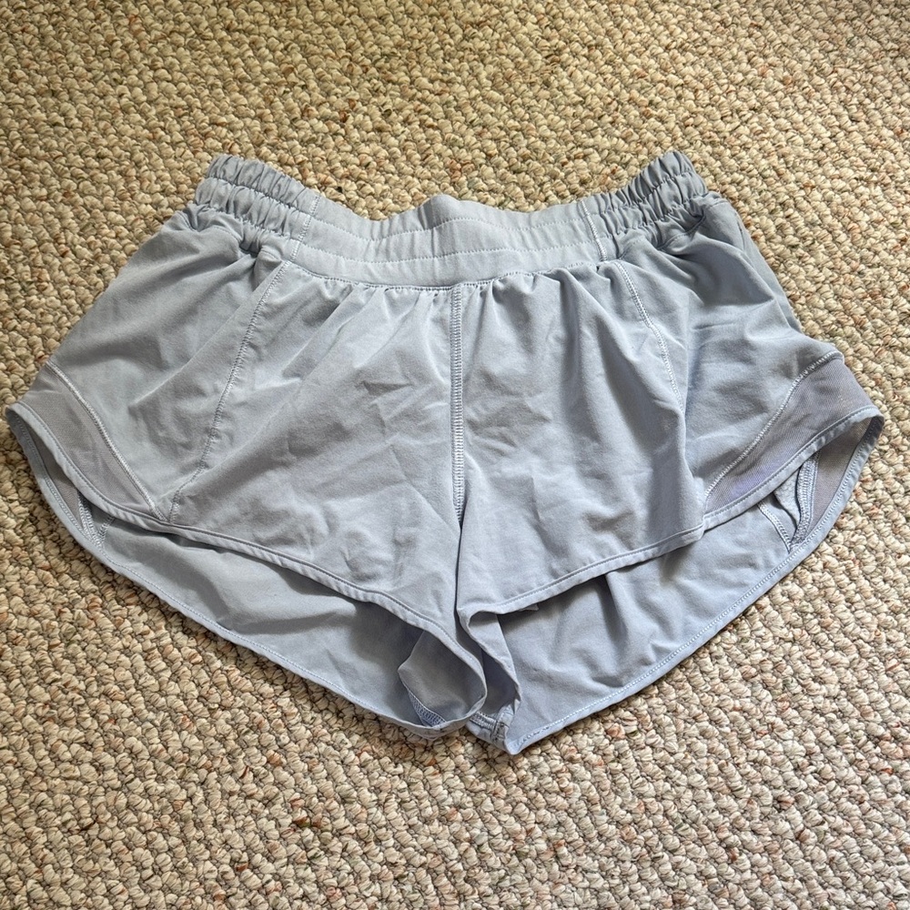 Women's Lululemon Light Blue Hotty Hot 2.5in Shorts